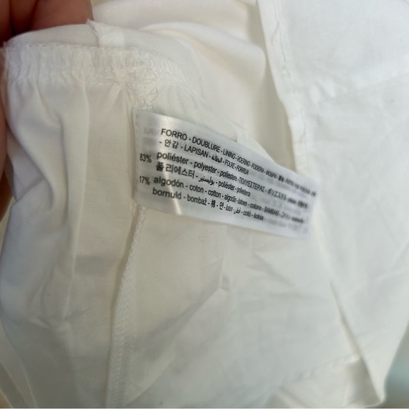 Zara ruffled poplin dress NWOT - Picture 10 of 10